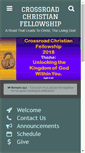 Mobile Screenshot of crossroadchristianfellowship.net