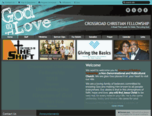 Tablet Screenshot of crossroadchristianfellowship.net